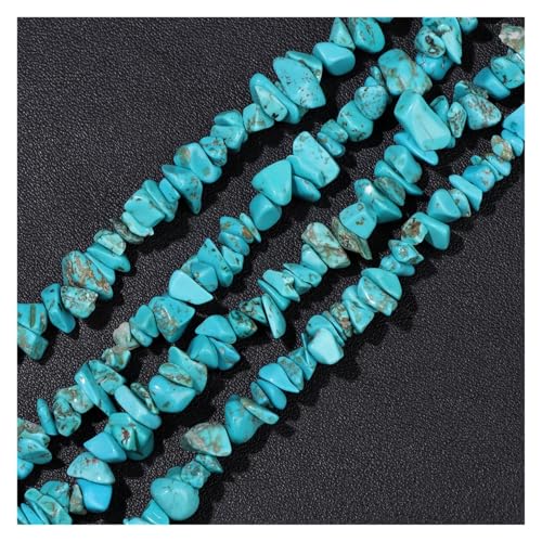 Steinachate, Splitterperlen, 5–8 mm, unregelmäßiger Malachit, Amazonit, Opal, Quarz, Edelsteine, Kies zur Schmuckherstellung(Brown,About 15inch) von YGSGJSP