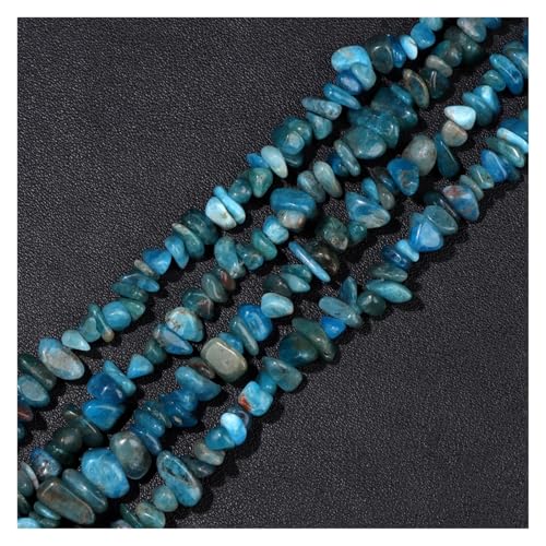 Steinachate, Splitterperlen, 5–8 mm, unregelmäßiger Malachit, Amazonit, Opal, Quarz, Edelsteine, Kies zur Schmuckherstellung(DEEP BLUE,About 32inch) von YGSGJSP