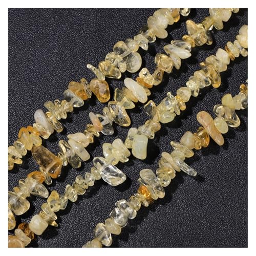 Steinachate, Splitterperlen, 5–8 mm, unregelmäßiger Malachit, Amazonit, Opal, Quarz, Edelsteine, Kies zur Schmuckherstellung(Dark Grey,About 32inch) von YGSGJSP