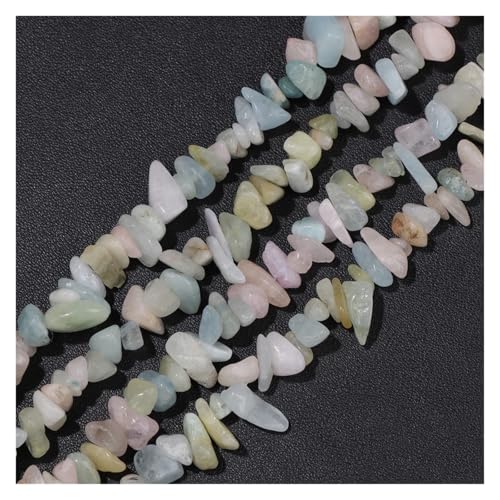 Steinachate, Splitterperlen, 5–8 mm, unregelmäßiger Malachit, Amazonit, Opal, Quarz, Edelsteine, Kies zur Schmuckherstellung(Pale pinkish gray,About 32inch) von YGSGJSP