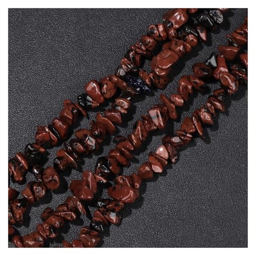 Steinachate, Splitterperlen, 5–8 mm, unregelmäßiger Malachit, Amazonit, Opal, Quarz, Edelsteine, Kies zur Schmuckherstellung(Watermelon red,About 32inch) von YGSGJSP