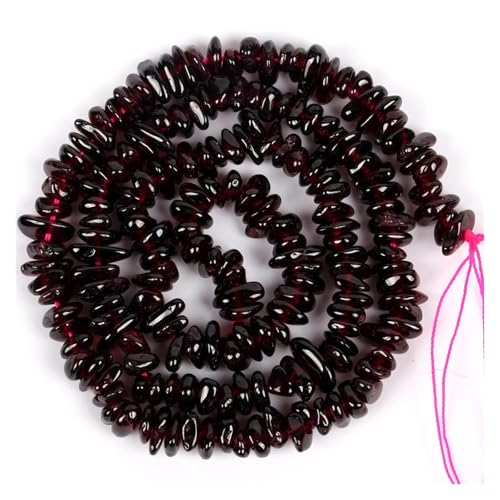 Steinsplitterperlen 3-5-8-12 mm unregelmäßiger Kies zur Schmuckherstellung Freeform DIY Halskette Armband(Color-01,5-8mm) von YGSGJSP