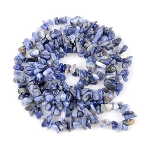 Steinsplitterperlen 3-5-8-12 mm unregelmäßiger Kies zur Schmuckherstellung Freeform DIY Halskette Armband(Color-04,8-12mm) von YGSGJSP