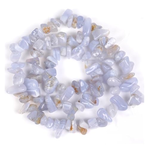 Steinsplitterperlen 3-5-8-12 mm unregelmäßiger Kies zur Schmuckherstellung Freeform DIY Halskette Armband(Purple Agate,3-5mm) von YGSGJSP