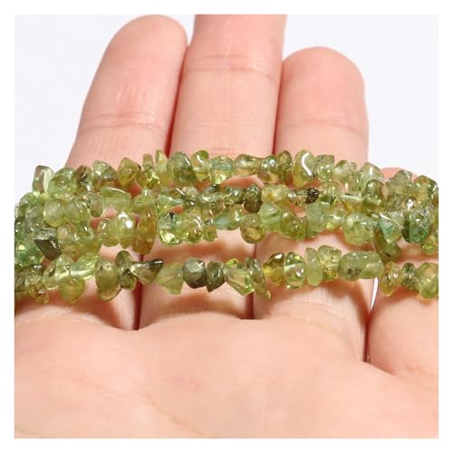 Unregelmäßige Aquamarine, Amethyste, Granate, Perlen for die Schmuckherstellung, DIY-Armband, Halskettenzubehör(Color1,3-5mm 16inches) von YGSGJSP
