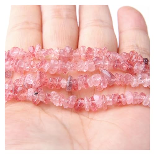 Unregelmäßige Chip-Perlen, Freeform-Kiesperlen, Rosenquarze, rote Achate, Citrin for die Schmuckherstellung(19.Quartzs,About 40cm) von YGSGJSP