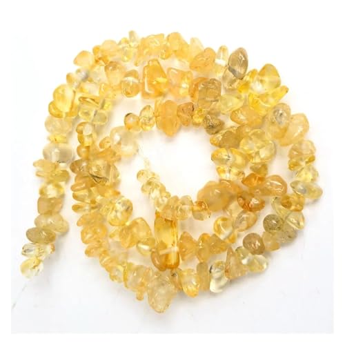 Unregelmäßige Chips Kies Achate Kristall Türkis Stein Perlen Diy Armband Zubehör for Schmuck Machen(Yellow crystal) von YGSGJSP
