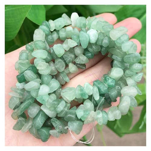 Unregelmäßige Granatsteinperlen, Kiessplitter, lose Abstandshalter for die Schmuckherstellung, DIY-Ohrring-Halsketten-Zubehör(Color-07,5-8mm 16inches) von YGSGJSP