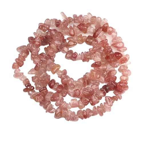 Unregelmäßige Kiesperlen Naturstein Malachit Edelsteinperle for die Schmuckherstellung DIY Halskette Armband 16 Zoll(Color-03,5pcs(approx.16IN)) von YGSGJSP