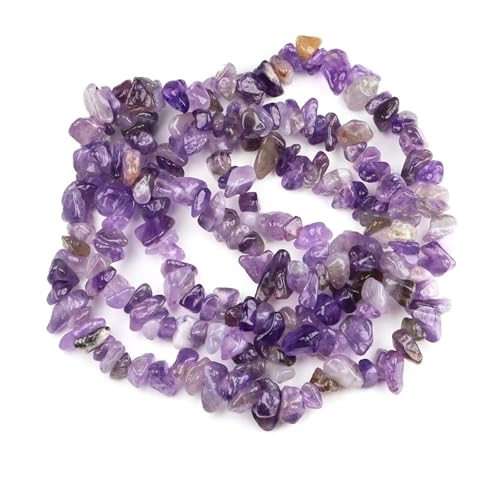 Unregelmäßige Kiesperlen Naturstein Malachit Edelsteinperle for die Schmuckherstellung DIY Halskette Armband 16 Zoll(Color-05,5pcs(approx.16IN)) von YGSGJSP