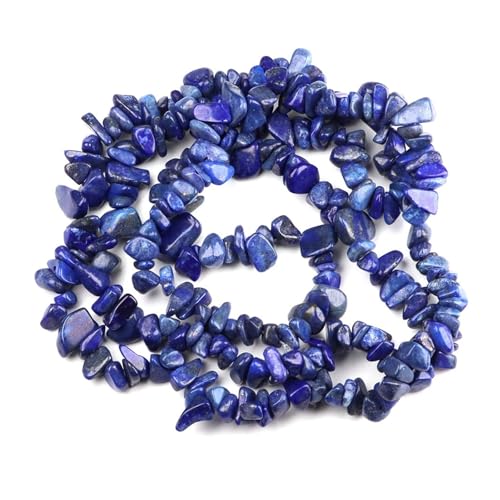 Unregelmäßige Kiesperlen Naturstein Malachit Edelsteinperle for die Schmuckherstellung DIY Halskette Armband 16 Zoll(Color-14,5pcs(approx.16IN)) von YGSGJSP