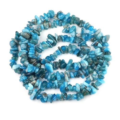 Unregelmäßige Kiesperlen Naturstein Malachit Edelsteinperle for die Schmuckherstellung DIY Halskette Armband 16 Zoll(Color13,10pcs(approx.16IN)) von YGSGJSP