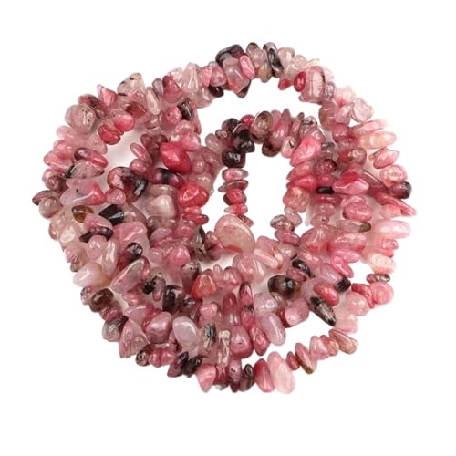 Unregelmäßige Kiesperlen Naturstein Malachit Edelsteinperle for die Schmuckherstellung DIY Halskette Armband 16 Zoll(Color35,5pcs(approx.16IN)) von YGSGJSP