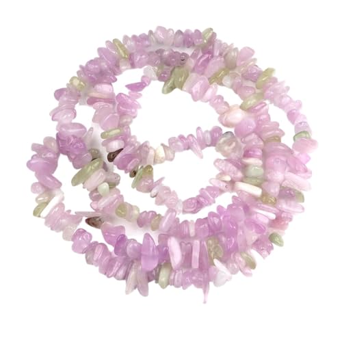Unregelmäßige Kiesperlen Naturstein Malachit Edelsteinperle for die Schmuckherstellung DIY Halskette Armband 16 Zoll(Color4,10pcs(approx.32IN)) von YGSGJSP