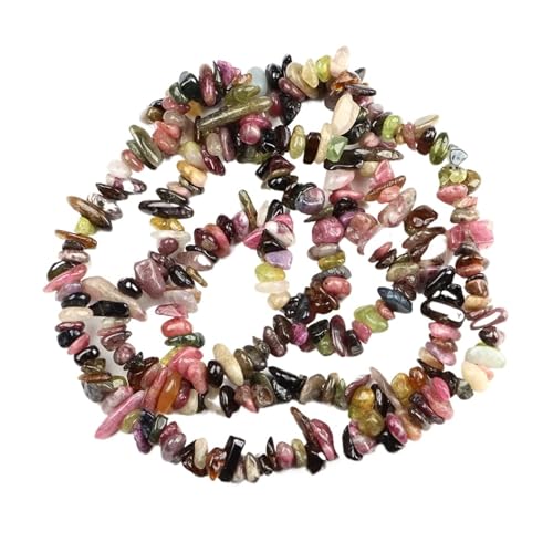 Unregelmäßige Kiesperlen Naturstein Malachit Edelsteinperle for die Schmuckherstellung DIY Halskette Armband 16 Zoll(Color6,1pc(approx.16IN)) von YGSGJSP