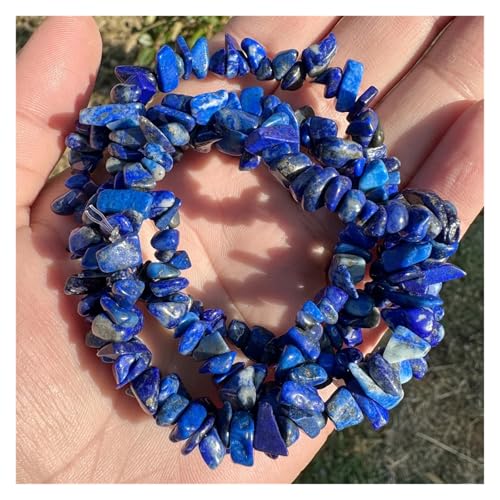 Unregelmäßige Perlen Amethysten Malachit Aquamarin Citrin Kies Stein Perlen for Schmuck Machen Zubehör(Color-14,80cm) von YGSGJSP