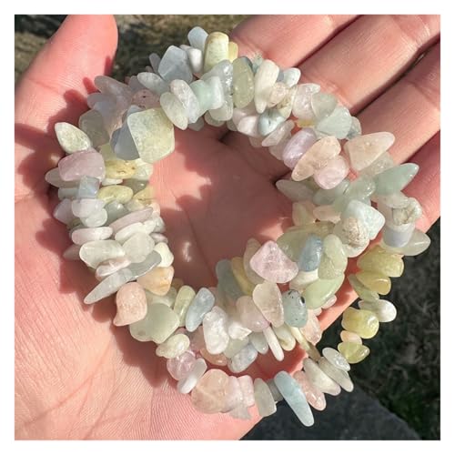Unregelmäßige Perlen Amethysten Malachit Aquamarin Citrin Kies Stein Perlen for Schmuck Machen Zubehör(Color32,80cm) von YGSGJSP