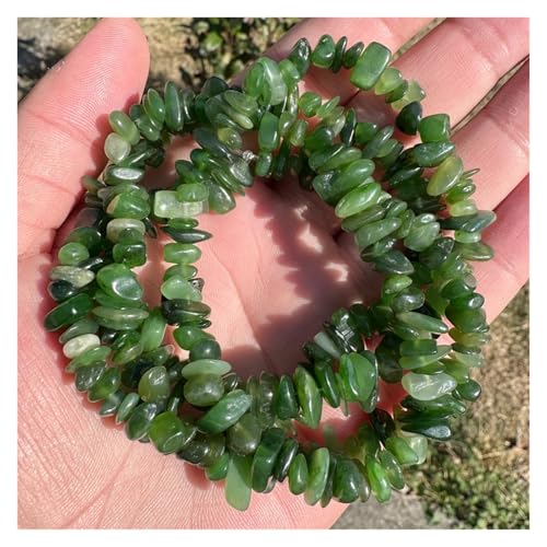 Unregelmäßige Perlen Amethysten Malachit Aquamarin Citrin Kies Stein Perlen for Schmuck Machen Zubehör(Green,80cm) von YGSGJSP