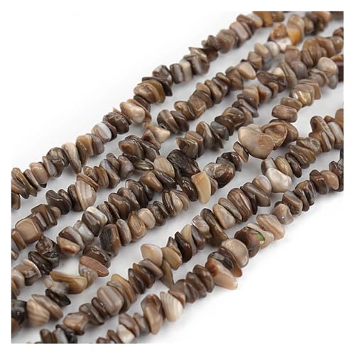Unregelmäßige Perlen Freeform Chips Kies Form Koralle Lose for DIY Charm Armband Halskette Schmuck Machen(Grey Shell) von YGSGJSP