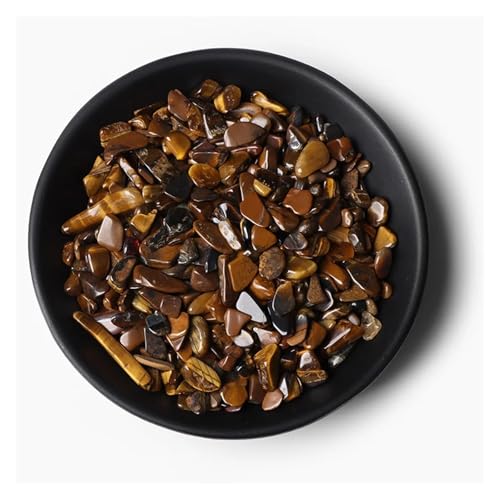 Unregelmäßiger Kies, Rosenquarz, Rohmineralien, Stein, Verwendung for die Dekoration von Wohnkultur, Aquarium, Aquarium(Color-04,50g) von YGSGJSP