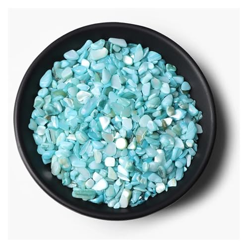 Unregelmäßiger Kies, Rosenquarz, Rohmineralien, Stein, Verwendung for die Dekoration von Wohnkultur, Aquarium, Aquarium(NO.40 Dyed Shell,50g) von YGSGJSP