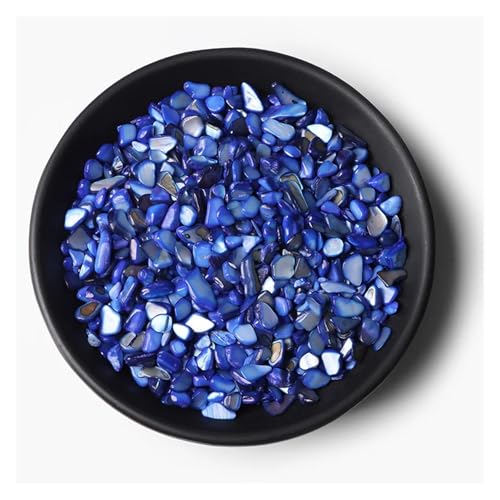 Unregelmäßiger Kies, Rosenquarz, Rohmineralien, Stein, Verwendung for die Dekoration von Wohnkultur, Aquarium, Aquarium(NO.43 Dyed Shell,50g) von YGSGJSP