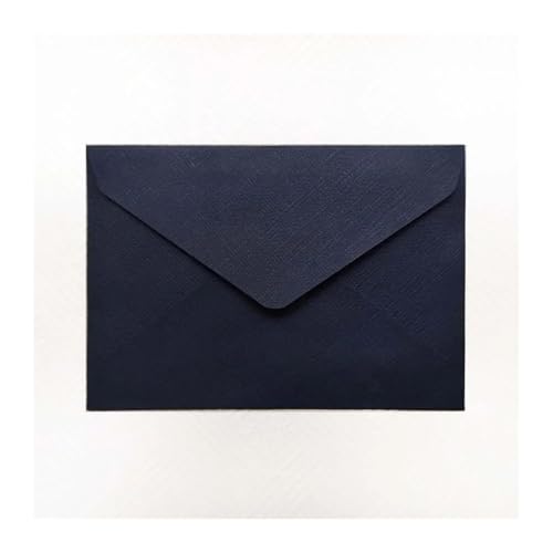 YGSGJSP Hochzeitseinladungen Karte 10 Teile/Paket Retro Hanf Textur Western Umschläge for Hochzeit Party Einladung Grußkarten Umschläge Angepasst(Blue) von YGSGJSP
