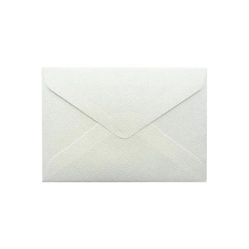 YGSGJSP Hochzeitseinladungen Karte 10 Teile/Paket Retro Hanf Textur Western Umschläge for Hochzeit Party Einladung Grußkarten Umschläge Angepasst(White) von YGSGJSP
