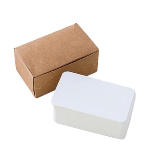 YGSGJSP Hochzeitseinladungen Karte 100 Stücke 5,3 * 9 cm Leere Karte for Visitenkarten for Nachrichten Und Buchnamen Leere Karten for Visitenkarten Nachrichtenkarten(WHITE) von YGSGJSP