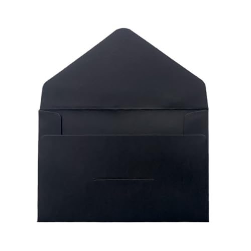 YGSGJSP Hochzeitseinladungen Karte 20 stücke Fenster Umschläge Hochzeit Einladung Umschlag for Karten(Black) von YGSGJSP