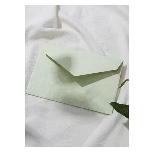 YGSGJSP Hochzeitseinladungen Karte Dicke Papierumschläge, süße Papiertüten, Hochzeitseinladungen, Karten, Postkartenhüllen(Green) von YGSGJSP