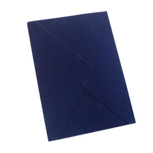 YGSGJSP Hochzeitseinladungen Karte Samtumschläge, weich, glatt, 13,5 x 19,5 cm, passend for Einladungskarten im Format 5 x 7 Zoll(Blue,25pcs) von YGSGJSP