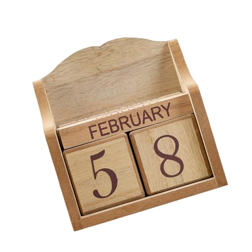 Holzblock Permanenter Kalender Einstellbar Für Datum Month Display Fotografie Requisiten Desktop Orament Home Office Dekore Holzblock Permanenter Kalender Einstellbar Für Datum Month Display Fotografie Requisiten Desktop Orament Home Office Dekore von YGXNHOG