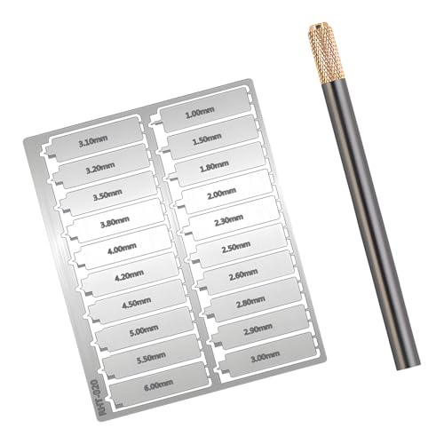 YGXNHOG 20pieces Metall Flat Bottom Loch Puncher Set Mit Crafting Tool Für Modellherstellung Und Modellprojekt Stanzen YGXNHOG 20pieces Metall Flat Bottom Loch Puncher Set Mit Crafting Tool Für Modellherstellung Und Modellprojekt Stanzen von YGXNHOG