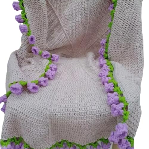 YGXNHOG Rose Blumenhäkeln Afghanische Handgefertigtes Handwerkssatz Mit Mehrfarbigem Garn Home Decors Strangprojekt Für Den Muttertag YGXNHOG Rose Blumenhäkeln Afghanische Handgefertigtes Handwerkssatz Mit Mehrfarbigem Garn Home Decors Strangprojekt Für Den Muttertag von YGXNHOG