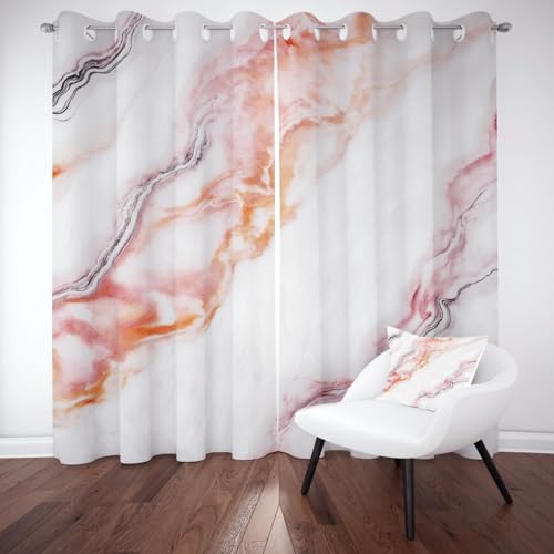 YGcegcia Marmor Textur Fluid Ösenvorhang, Luxuriöse Abstrakt Gardinen Thermovorhang, Modern Kunst Aquarell Vorhang Verdunklungsvorhänge 2er Set für Kinderzimmer Schlafzimmer, H245 x B140 cm YGcegcia Marmor Textur Fluid Ösenvorhang, Luxuriöse Abstrakt Gardinen Thermovorhang, Modern Kunst Aquarell Vorhang Verdunklungsvorhänge 2er Set für Kinderzimmer Schlafzimmer, H245 x B140 cm von YGcegcia