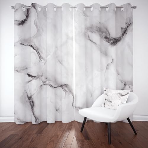 YGcegcia Marmor Textur Tuschemalerei Ösenvorhang, Luxuriöse Abstrakt Gardinen Thermovorhang, Modern Kunst Aquarell Vorhang Verdunklungsvorhänge 2er Set für Kinderzimmer Schlafzimmer, H245 x B140 cm YGcegcia Marmor Textur Tuschemalerei Ösenvorhang, Luxuriöse Abstrakt Gardinen Thermovorhang, Modern Kunst Aquarell Vorhang Verdunklungsvorhänge 2er Set für Kinderzimmer Schlafzimmer, H245 x B140 cm von YGcegcia