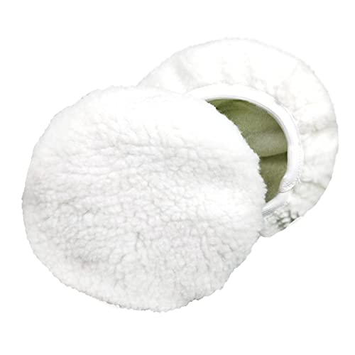 YHAILI 2 Stück 22,9–25,4 cm Polierhauben aus Kunstwolle, zum Wachsen, Applikator, Motorhaube, Scheibenwachs, Motorhauben-Pads, Autozubehör YHAILI 2 Stück 22,9–25,4 cm Polierhauben aus Kunstwolle, zum Wachsen, Applikator, Motorhaube, Scheibenwachs, Motorhauben-Pads, Autozubehör von YHAILI