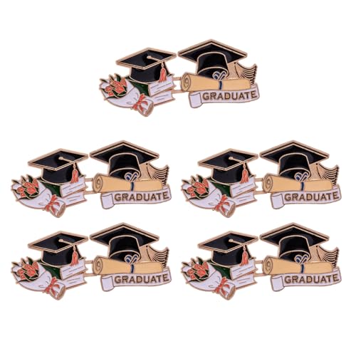 YHAILI 5 Paar Bachelor Caps Button Pins Jeans Taillenspanner Absolventen Hut Hose Knopf Pin Taille Schnalle Jeans Button Pins YHAILI 5 Paar Bachelor Caps Button Pins Jeans Taillenspanner Absolventen Hut Hose Knopf Pin Taille Schnalle Jeans Button Pins von YHAILI