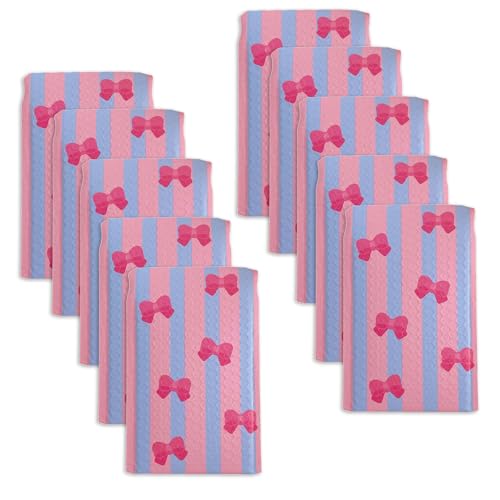 YHAILI Luftpolster-Versandtaschen, 10 Stück, attraktive Schleifen-Luftpolster-Versandtaschen zum Verpacken, elegante gepolsterte Umschläge, stoßfeste Versandtaschen YHAILI Luftpolster-Versandtaschen, 10 Stück, attraktive Schleifen-Luftpolster-Versandtaschen zum Verpacken, elegante gepolsterte Umschläge, stoßfeste Versandtaschen von YHAILI
