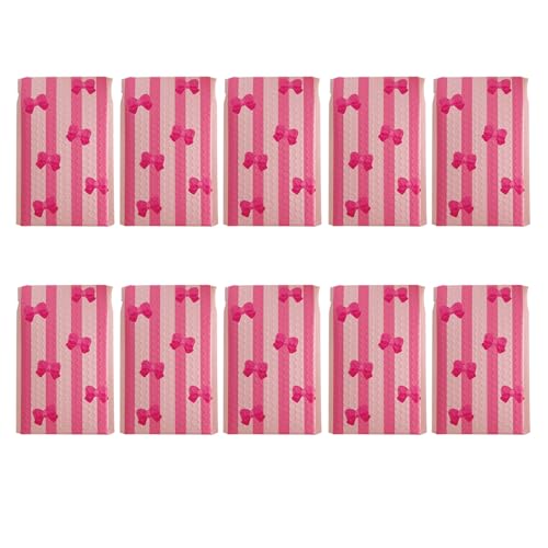YHAILI Luftpolster-Versandtaschen, 10 Stück, attraktive Schleifen-Luftpolster-Versandtaschen zum Verpacken, elegante gepolsterte Umschläge, stoßfeste Versandtaschen YHAILI Luftpolster-Versandtaschen, 10 Stück, attraktive Schleifen-Luftpolster-Versandtaschen zum Verpacken, elegante gepolsterte Umschläge, stoßfeste Versandtaschen von YHAILI