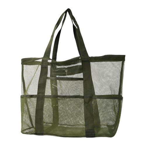 YHAILI Strandtasche, extra groß, wasserdicht, Netzstoff, Einkaufstasche für Familien-Strandausflüge und den täglichen Gebrauch, mit mehreren Taschen YHAILI Strandtasche, extra groß, wasserdicht, Netzstoff, Einkaufstasche für Familien-Strandausflüge und den täglichen Gebrauch, mit mehreren Taschen von YHAILI