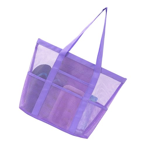 YHAILI Strandtasche, extra groß, wasserdicht, Netzstoff, Einkaufstasche für Familien-Strandausflüge und den täglichen Gebrauch, mit mehreren Taschen YHAILI Strandtasche, extra groß, wasserdicht, Netzstoff, Einkaufstasche für Familien-Strandausflüge und den täglichen Gebrauch, mit mehreren Taschen von YHAILI