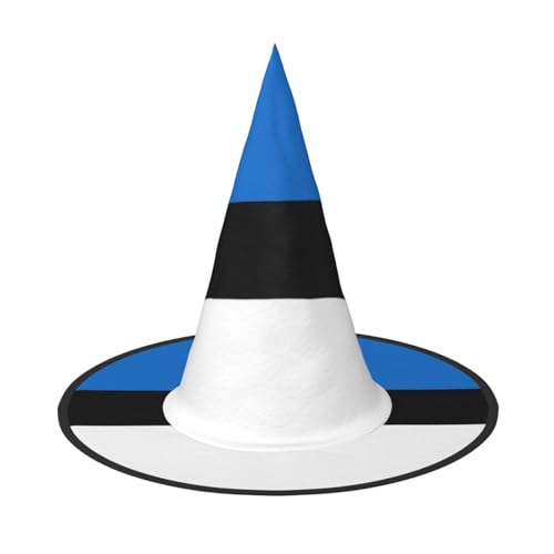 YHBLYKXP Flagge Estlands, verstellbarer Halloween-Hexenhut mit faltbarer Krempe, für Kostümparty, Karneval, Maskenball YHBLYKXP Flagge Estlands, verstellbarer Halloween-Hexenhut mit faltbarer Krempe, für Kostümparty, Karneval, Maskenball von YHBLYKXP