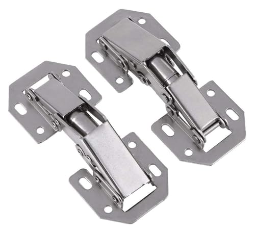 YHDMBBSHNB Aufschraubscharnier, Scharniere für Schranktüren, Schranktürscharnier, Möbelbeschläge ohne Bohren, for Küchenschrank, Tisch YHDMBBSHNB Aufschraubscharnier, Scharniere für Schranktüren, Schranktürscharnier, Möbelbeschläge ohne Bohren, for Küchenschrank, Tisch von YHDMBBSHNB