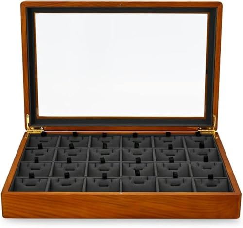 YHDMBBSHNB Schmuckkästchen, Schmuckschatulle aus Holz, Holz Schmuck Aufbewahrungsbox Ring Display Tray Armband Boxen und Organisatoren(A2) von YHDMBBSHNB