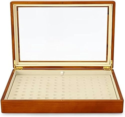 YHDMBBSHNB Schmuckkästchen, Schmuckschatulle aus Holz, Holz Schmuck Aufbewahrungsbox Ring Display Tray Armband Organizer for Frauen YHDMBBSHNB Schmuckkästchen, Schmuckschatulle aus Holz, Holz Schmuck Aufbewahrungsbox Ring Display Tray Armband Organizer for Frauen von YHDMBBSHNB