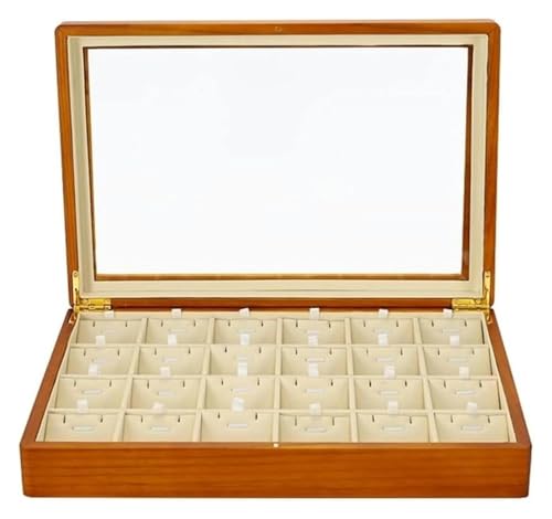 YHDMBBSHNB Schmuckkästchen, Schmuckschatulle aus Holz, Schmuckschatulle aus Holz, Ring-Display-Tablett, Armband(A) von YHDMBBSHNB