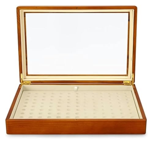 YHDMBBSHNB Schmuckkästchen, Schmuckschatulle aus Holz, Schmuckschatulle aus Holz, Ring-Display-Tablett, Armband(B) von YHDMBBSHNB