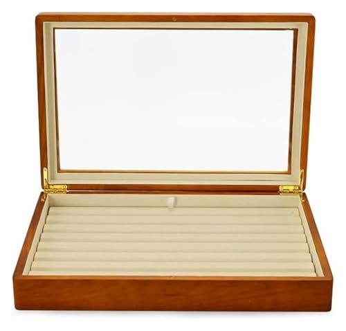 YHDMBBSHNB Schmuckkästchen, Schmuckschatulle aus Holz, Schmuckschatulle aus Holz, Ring-Display-Tablett, Armband(C) von YHDMBBSHNB